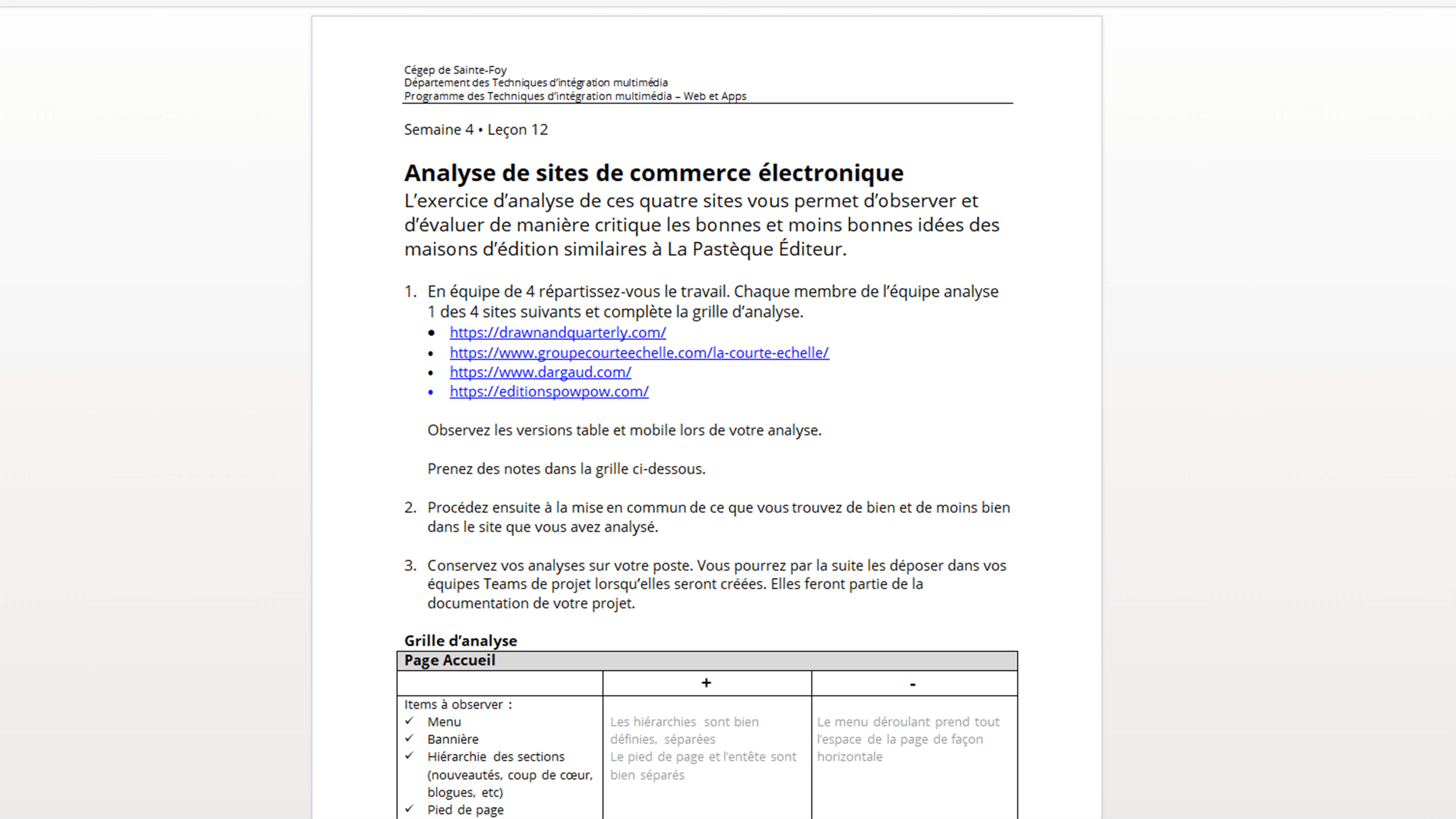 Image de l'étape Id&eacute;ation et r&eacute;flexion
