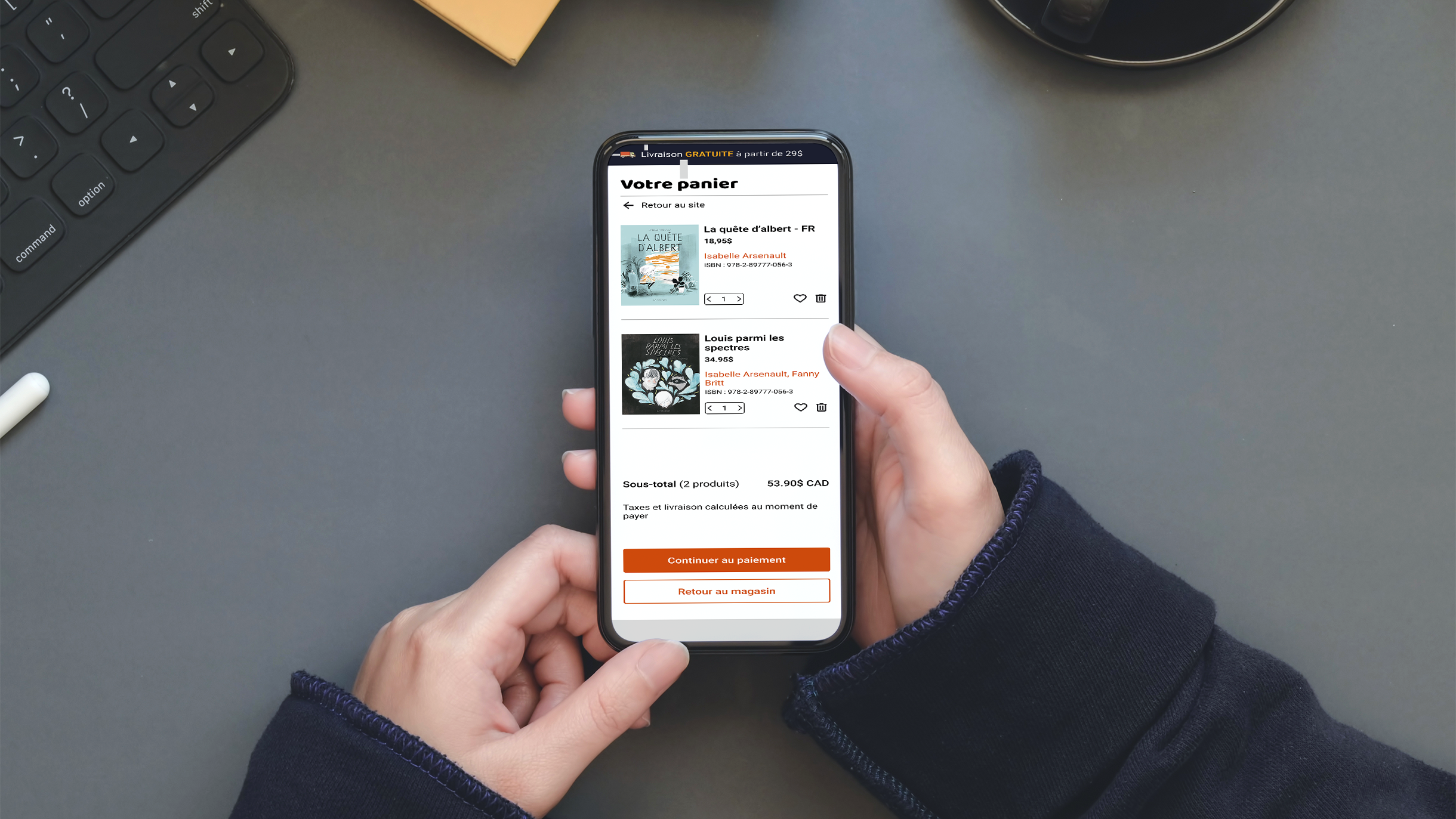 Image de l'étape Concevoir les maquettes