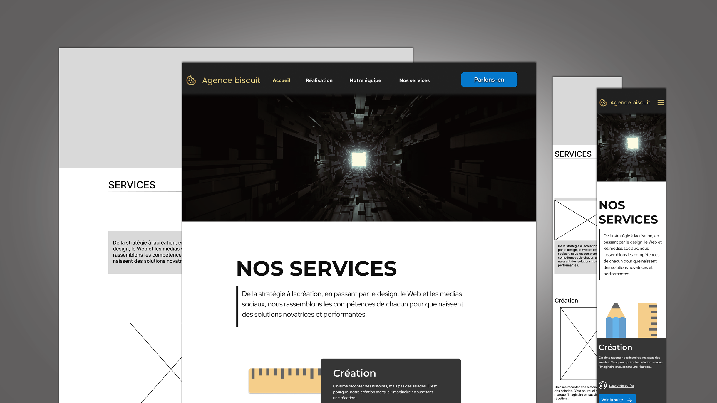 Image de l'étape Conception et Structure