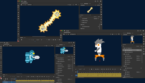 Animations avatar et antagoniste