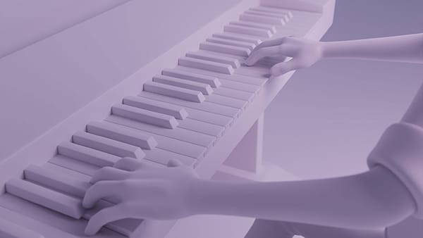 Scène de piano